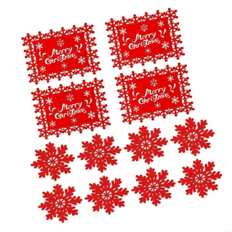 H37d 12pcs Festival Weel Stable Mats Теплостойкие для рождественской ужины (art.: 3920cd503cf8c) - 3920cd503cf8c