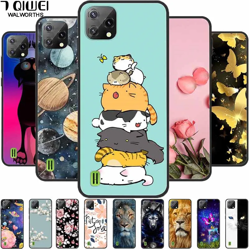 Case For Blackview A55 Cover A 55 Soft Silicone Shockproof Cases for Blackview A55 Pro Case TPU A55Pro Cute Cat Fashion Euti