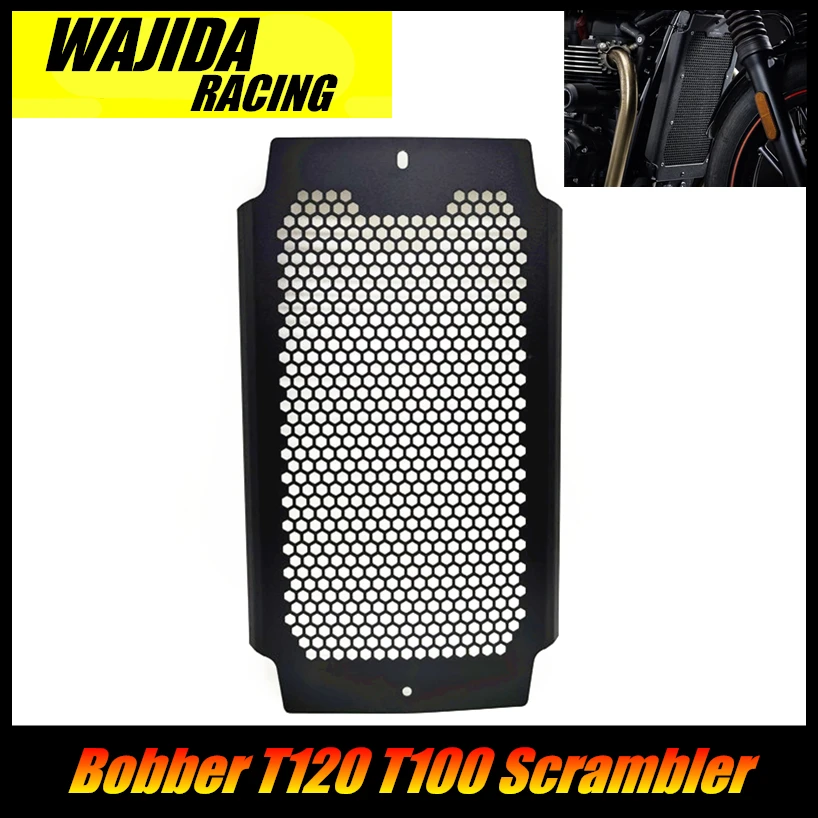 

Для Triumph Bobber T120 T100 скремблер аксессуары для мотоциклов Защитная крышка радиатора