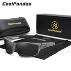 Солнцезащитные очки CoolPandas Мужские поляризационные, для велоспорта и занятий на свежем воздухе, с зеркальными линзами, UV400