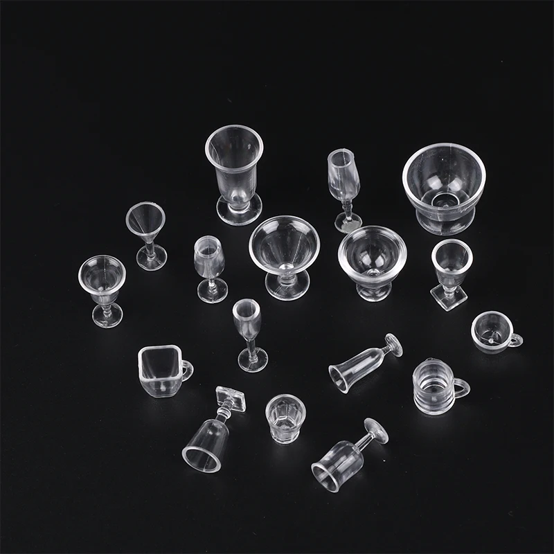 17 шт./лот тарелка чашка блюдо миска посуда набор кукольный домик Миниатюрная