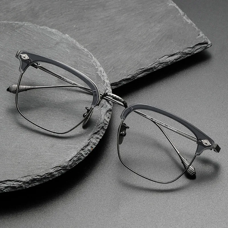 Хромированные очки Eyedoor из титана