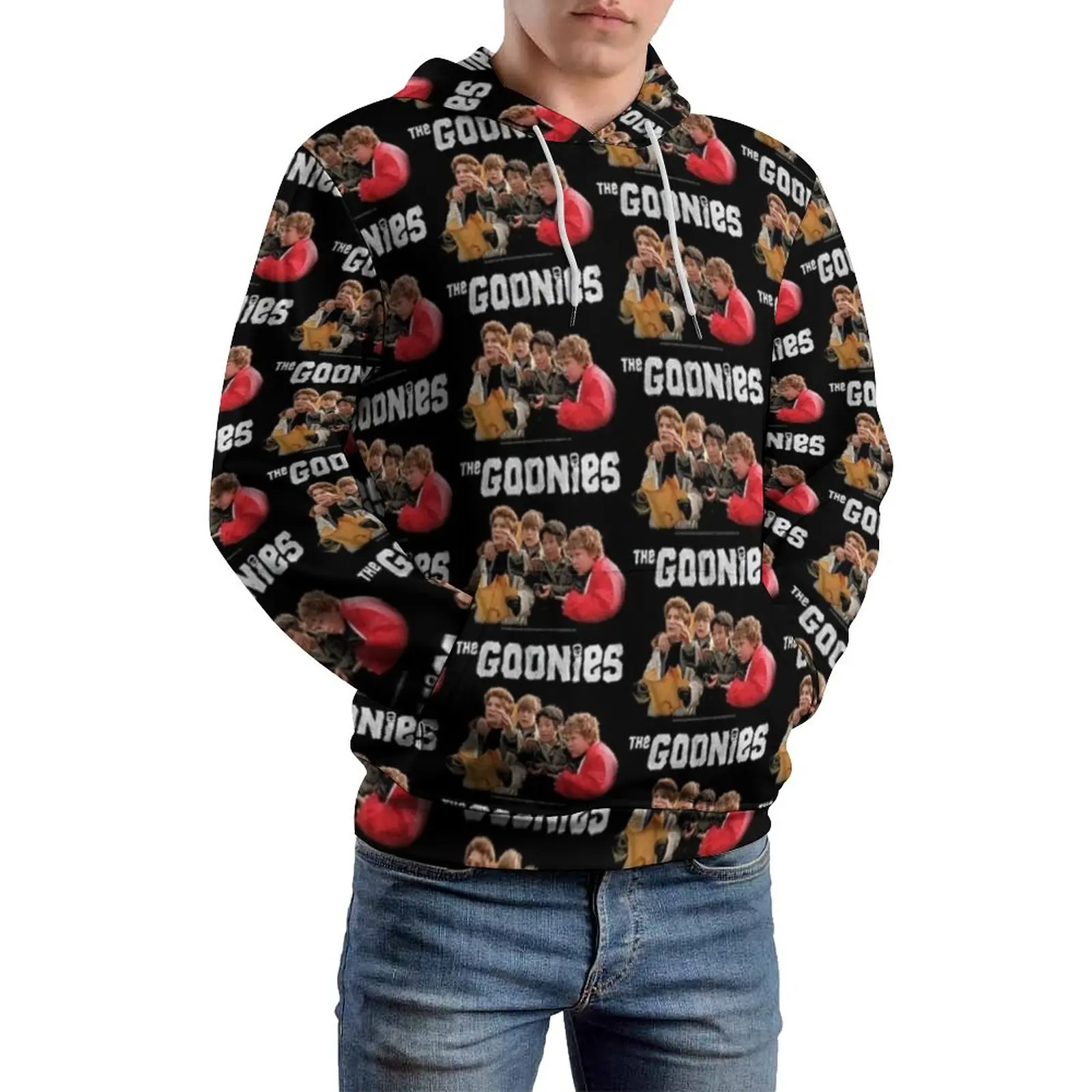 

Мужская зимняя толстовка с капюшоном, размеры до 5XL