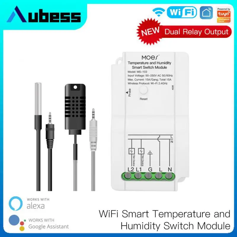 

Многофункциональный интеллектуальный модуль переключения температуры и влажности с поддержкой Wi-Fi