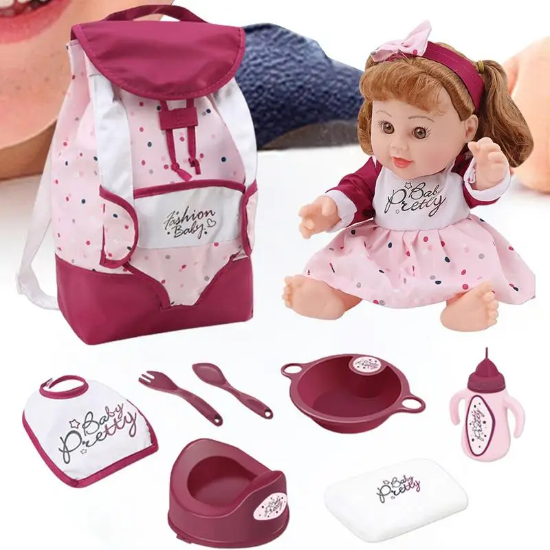 

Realistic Newborn Baby Dolls Baby Dolls That Look Real Lovely Baby Doll Realistic Dolls With Tableware Creative Handmade Toy