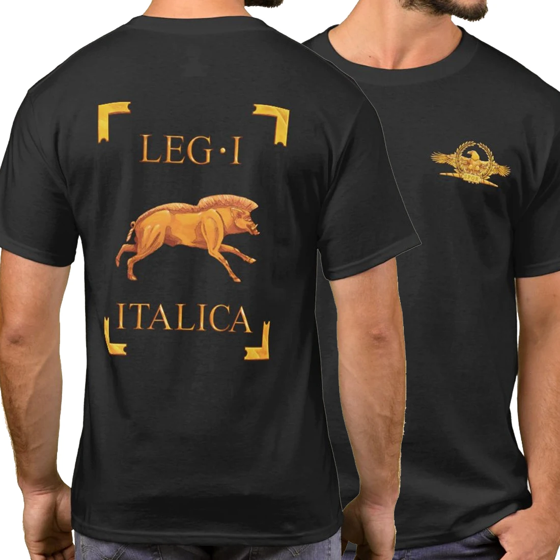

Roman Empire The 1st Legion Italica Wild Boar Vexillum T Shirt. Short Sleeve 100% Cotton Casual T-shirts Loose Top Size S-3XL