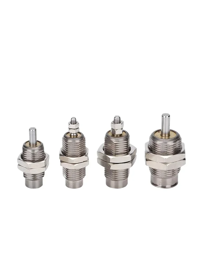 Серия MPE миниатюрный цилиндр с пружиной наружной резьбой 4/6/10/15 мм ход 5/10/15/20 мм-b