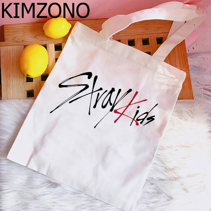 

Stray Kids Skzoo shopping bag jute bag eco reusable grocery bag bolsas reutilizables boodschappentas tote sac cabas grab
