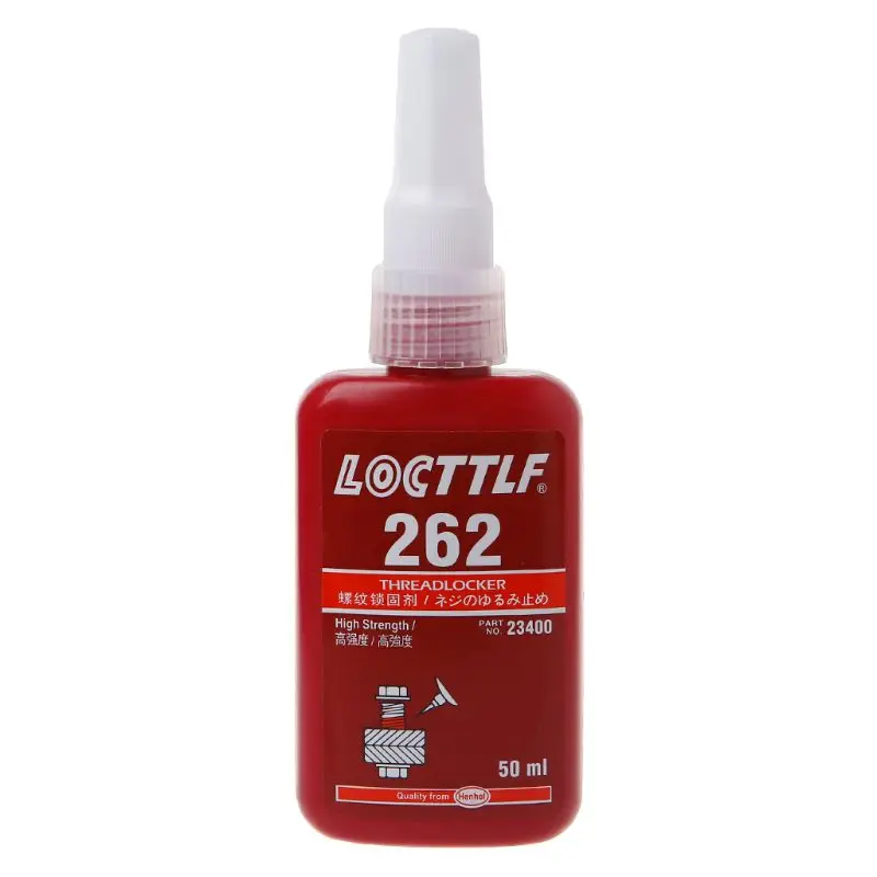 

262 Thread Locker Adhesive Sealant Glue Locktite Prevent Oxidation Screw Use