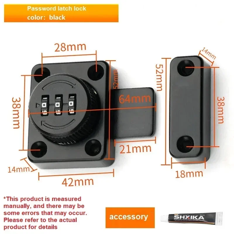 

Дверной замок с комбинированным паролем, умный кулачковый кодовый замок для почтового ящика, замок с раздвижным болтом, замки для раздвижных дверей, сверление не требуется