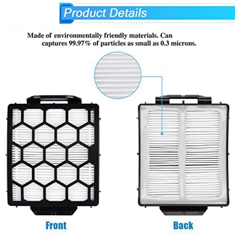 Сменный фильтр для Shark Rotator Navigator Lift Away LA300 LA301 UV850 ADV Duoclean вертикальные вакуумные