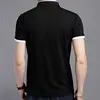 Men's Casual Short Sleeve T Shirts Half Buttons Stand Collar Comfy Pullovers Solid Soft Tops Summer Korea Tide Slim Thin Tees 2