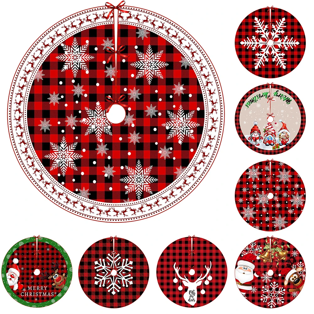 

Юбка для рождественской елки, коврик в виде Санта-Клауса, украшения для рождественской елки, коврик для рождественской елки, праздничное ук...