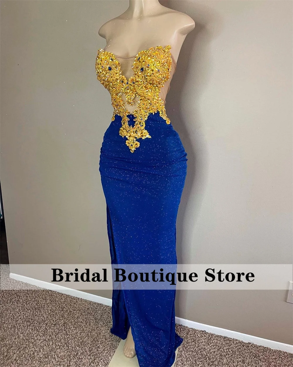 

Sexy Mermaid Prom Dress 2022 Lace Luxury Beading Rhinestone Pearls Aso Ebi Party Gowns Celebrity Dresses Custom Robe De Bal