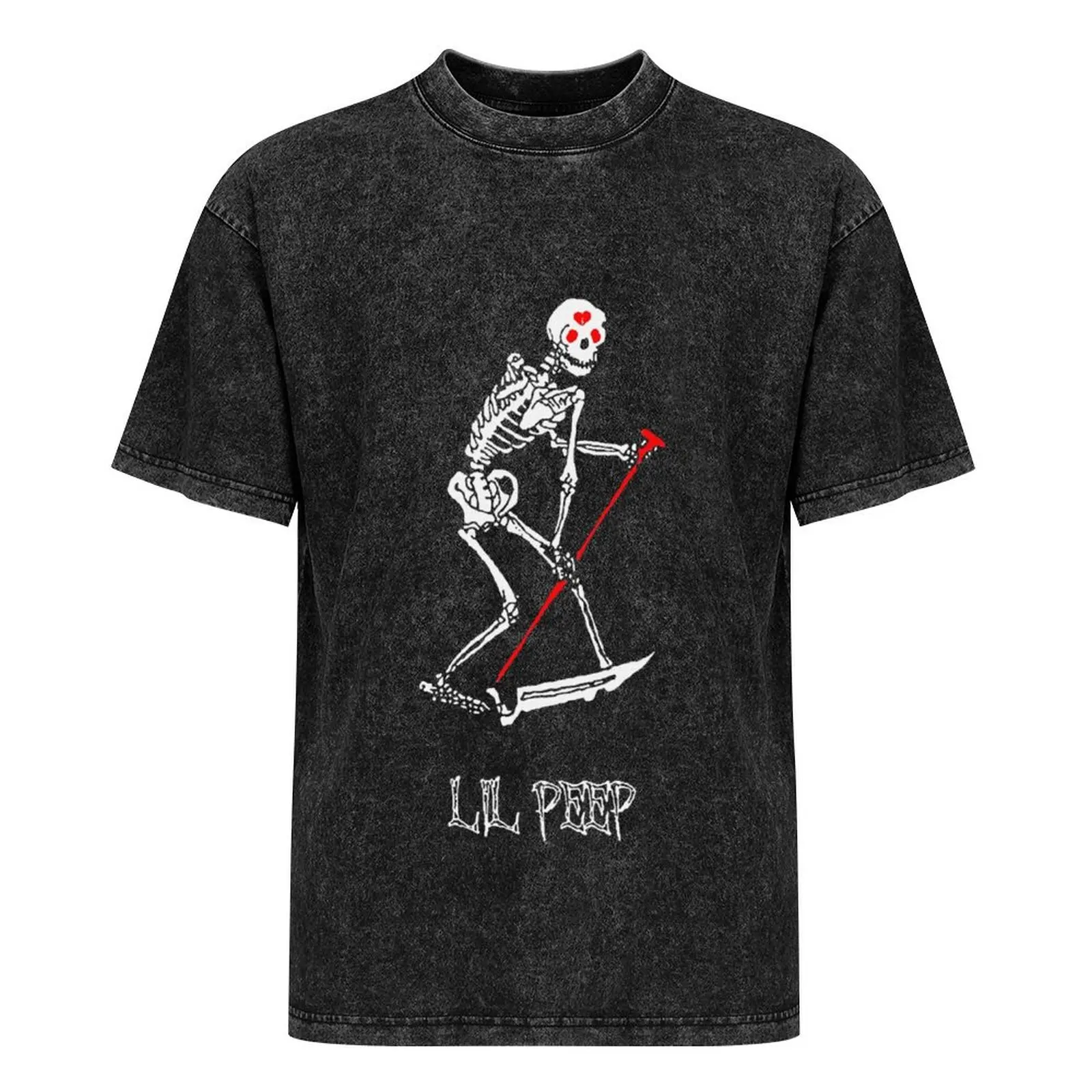 Lil Peep Skélón Grim R E A P T O And Официальный дизайн Пуловер Футболка для мальчиков белая