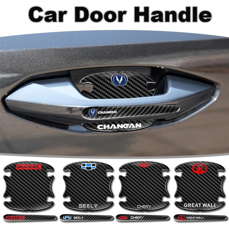 

4 шт. защитные наклейки на дверную ручку для Citroen C ELYSEE C2 C3 C4 GRAND PICASSO C5 C6 C8 Xsara Saxo C4L