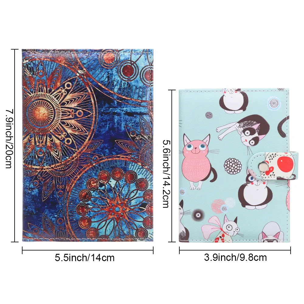 Fashion Marble Pattern Passport Cover Travel ID Case For Women Men PU Leather Passport Holder Wallet Designer High Quality