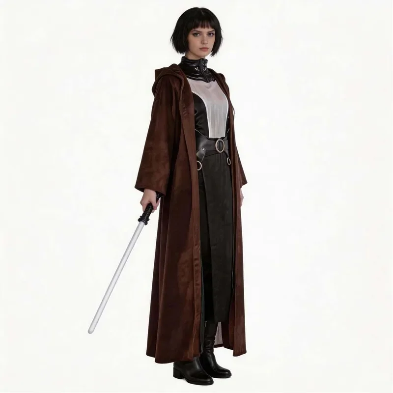 Фото Костюм для косплея LKO Fantasia Nightsisters Asajj Ventress: плащ для женщин, костюм для Хэллоуина и карнавала, одежда для косплея по мотивам фильма «Звездные войны» №4