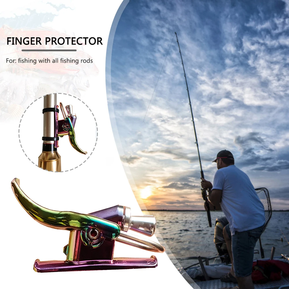 Защитный зажим для рыболовной удочки большого пальца протектор рыбалки запуска