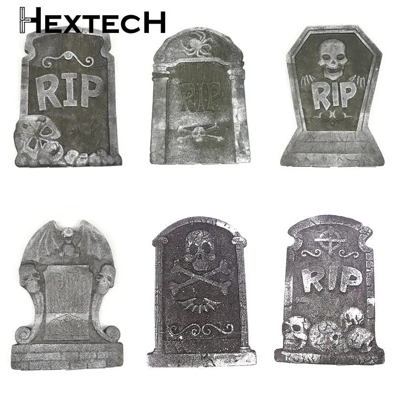 

Decoration Foam Halloween Ghost Festival Tombstone Haunted House Bar Set Skull Tombstone Horror Atmosphere Venue Layout