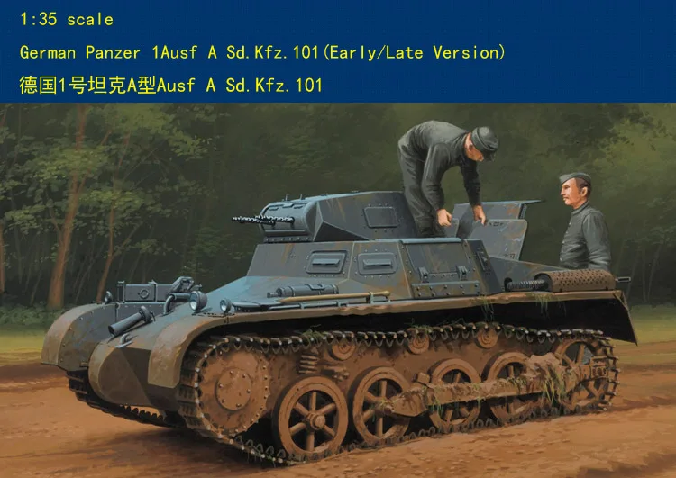 

Hobby Boss 80145 1/35 Scale German Panzer AusfASd.Kfz.101 Tank Plastic Kit Model Boy Gifts Toy TH05849-SMT2