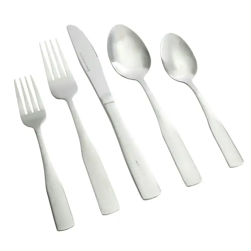 

61-Piece Flatware Set with Wire Caddy Gold utensil Wood utensil set Plastic plates reusable Chopstick set Travel silverware set
