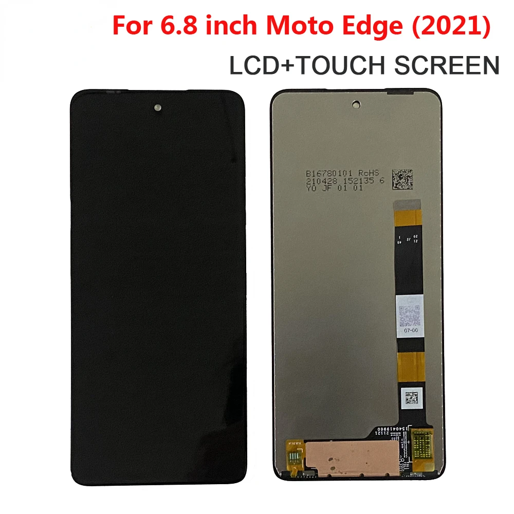 

For Motorola Edge 2021 LCD Display Touch Screen Digitizer Assembly For Moto Edge 2021 LCD Sensor Display Repair LCD