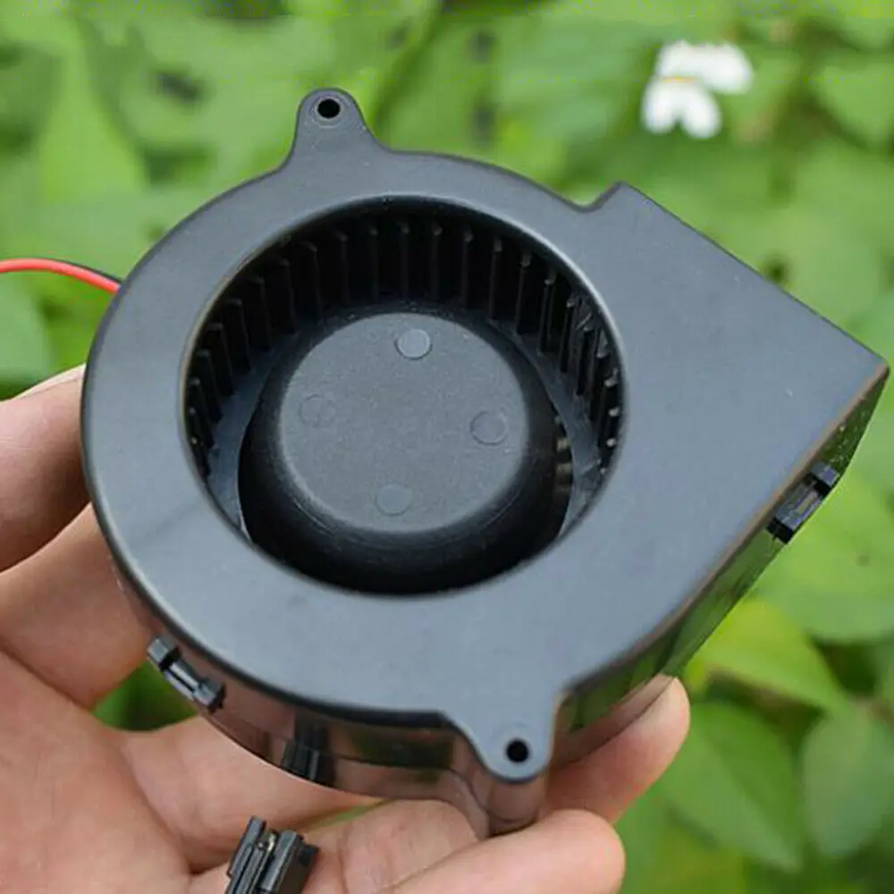 3W Mini Brushless Fan Large Air Volume 7530 Fan DC 6V-15V 12V Tiny Micro Fan Worm Blower for  Grill Barbecue Stove Blower