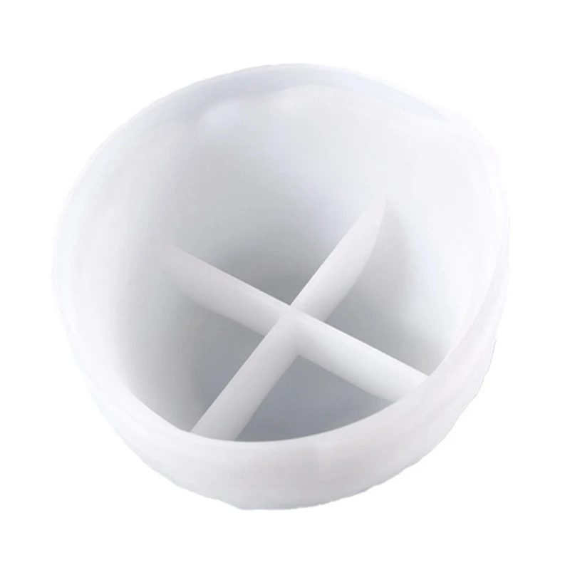 

DIY Crystal Epoxy Mold Creative Irregular Fruit Nut Storage Bowl Resin Tray Mold Food Table Tray Mold