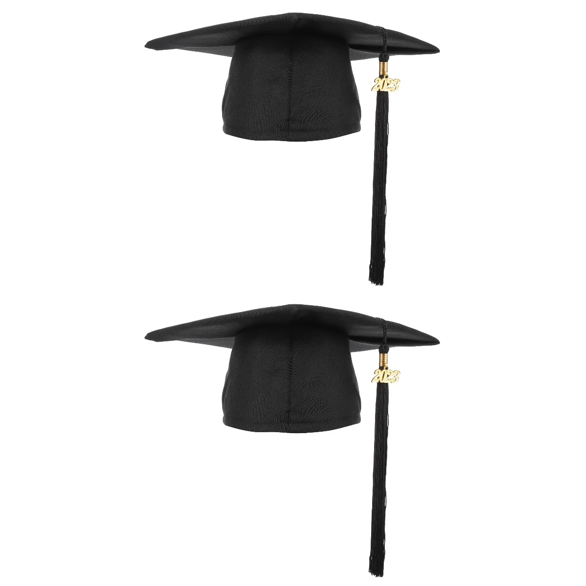 

2pcs Graduation Hat Cloth Graduation Hat Student Grad Ceremony Graduation Party Supply