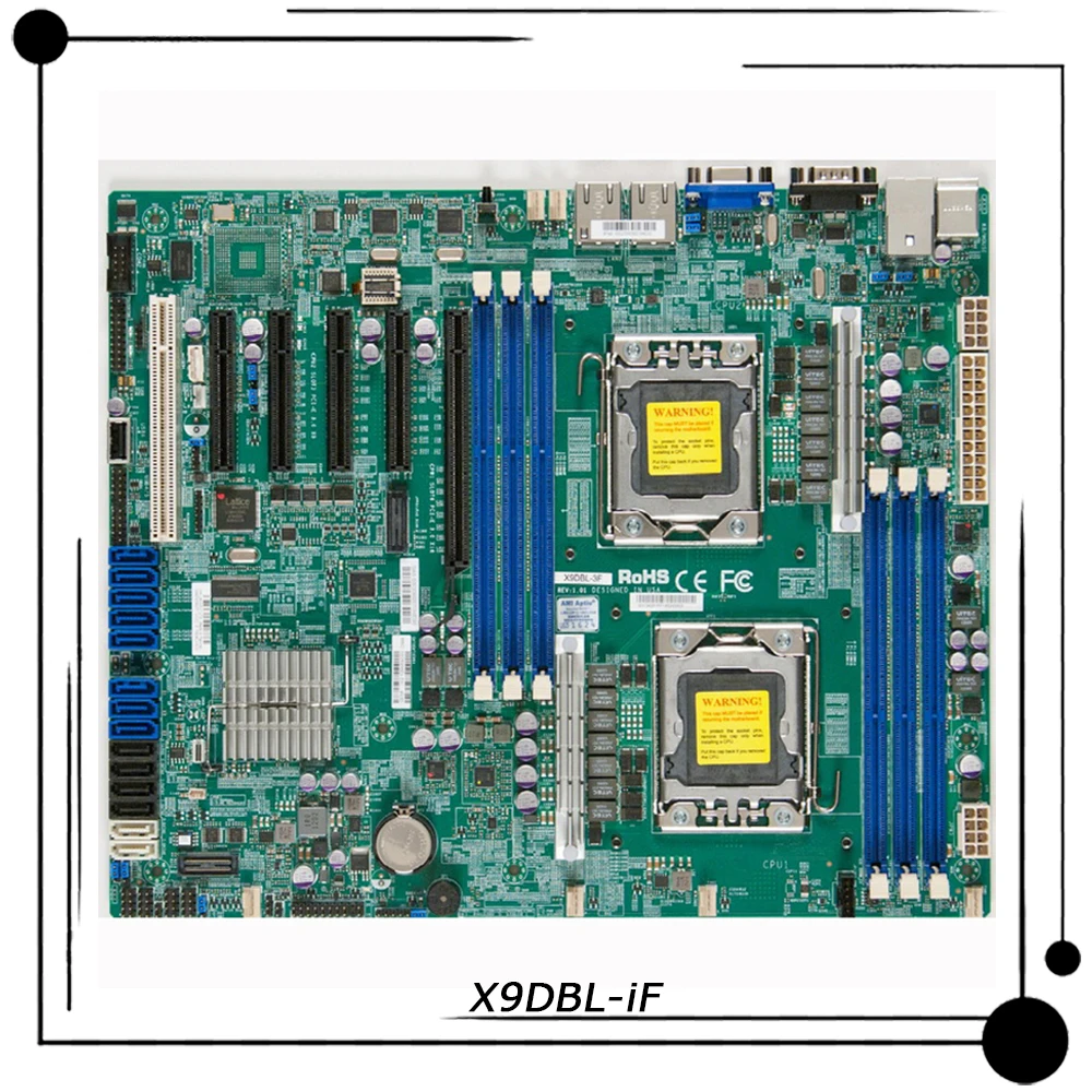 

X9DBL-iF For Supermicro Two-way Server Motherboard LGA 1356 Intel C602 DDR3 Xeon Processor E5-2400 and E5-2400 v2 Fully Tested