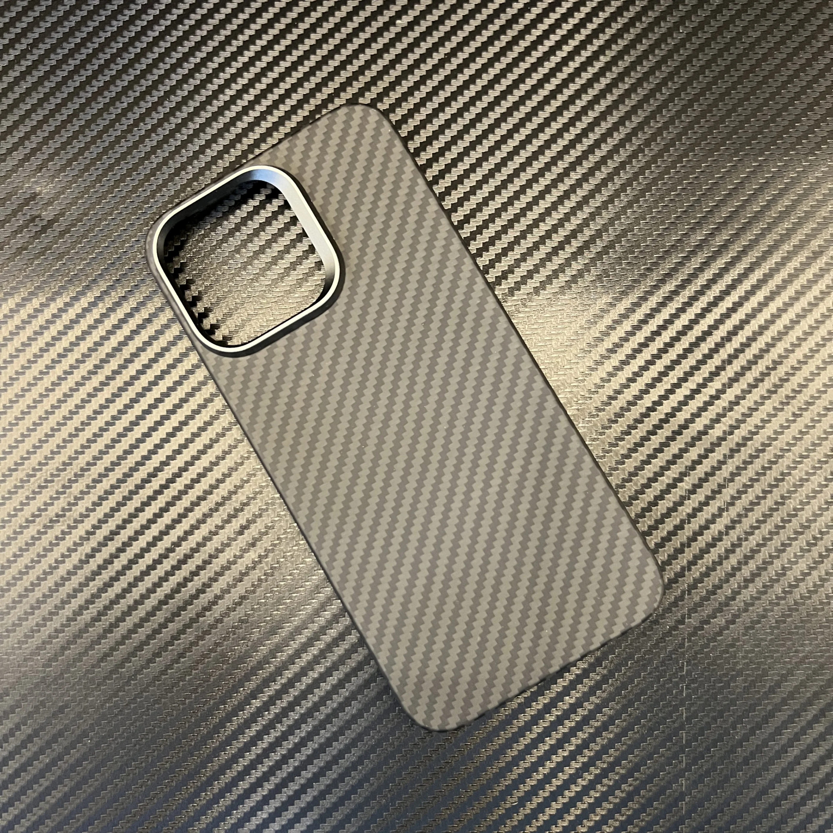 Роскошный кевларовый углеродное волокно ультратонкий magsefe 1500D защитный чехол для