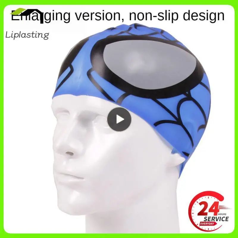 

Swimming Cap Cover No Odor Anti Slip Childrens Diving Cap Unit Weight 0.06kg Swimming And Wading Sports Bathing Cap Waterproof