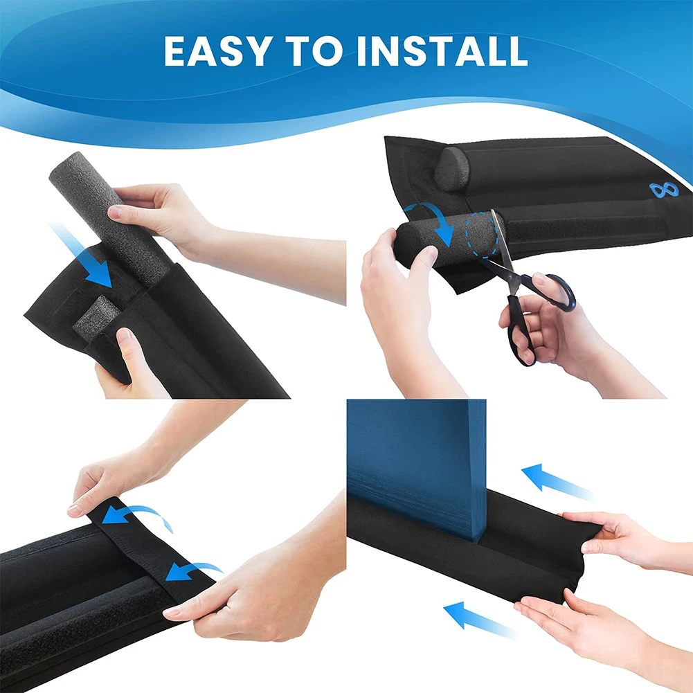 

Door Bottoom Seal Strip Flexible Wind Reduction Stopper Under Door Sealing Blocker Door Weatherstrip Sound Proof Wall Panels