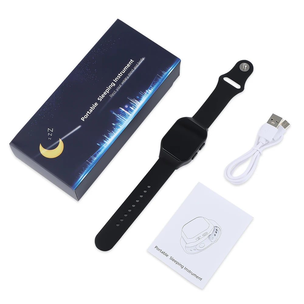 ew Ems Intelligent Sleep Device Fast Sleep Rest Hypnosis Insomnia Artifact Wristband Watch Microcurrent Sleep Aid Instrument images - 6