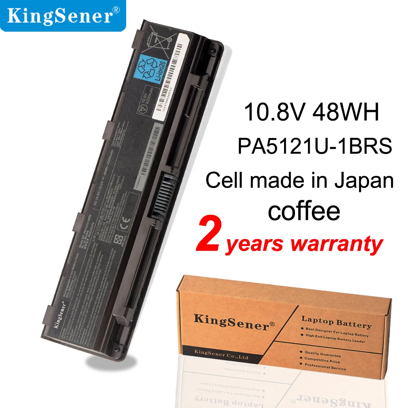 KingSener PA5121U PA5121U-1BRS Аккумулятор для ноутбука Toshiba Satellite P75-A7100 PABAS274 10,8 В 48 Вт/4200 мАч