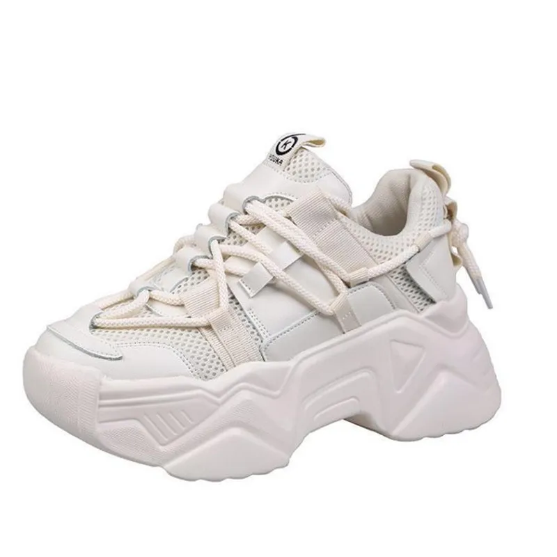 

Массивные кроссовки, женская повседневная обувь на платформе, модные увеличивающие рост женские кроссовки, спортивные кроссовки, женская о...