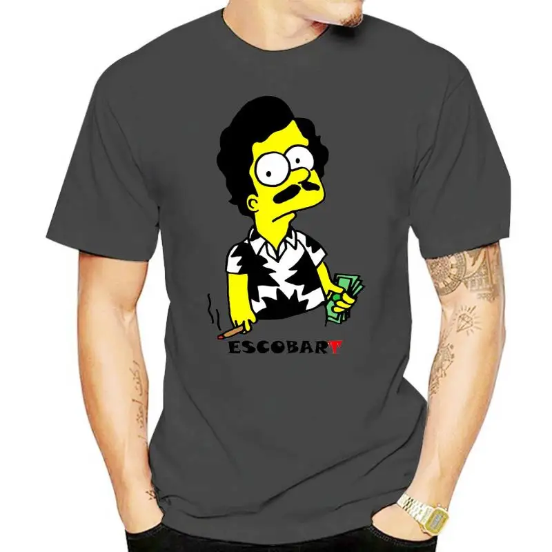 

Футболка унисекс с персонажами мультфильмов, Пабло Эскобар наркотика кокаин Картель, Ретро стиль, 2001