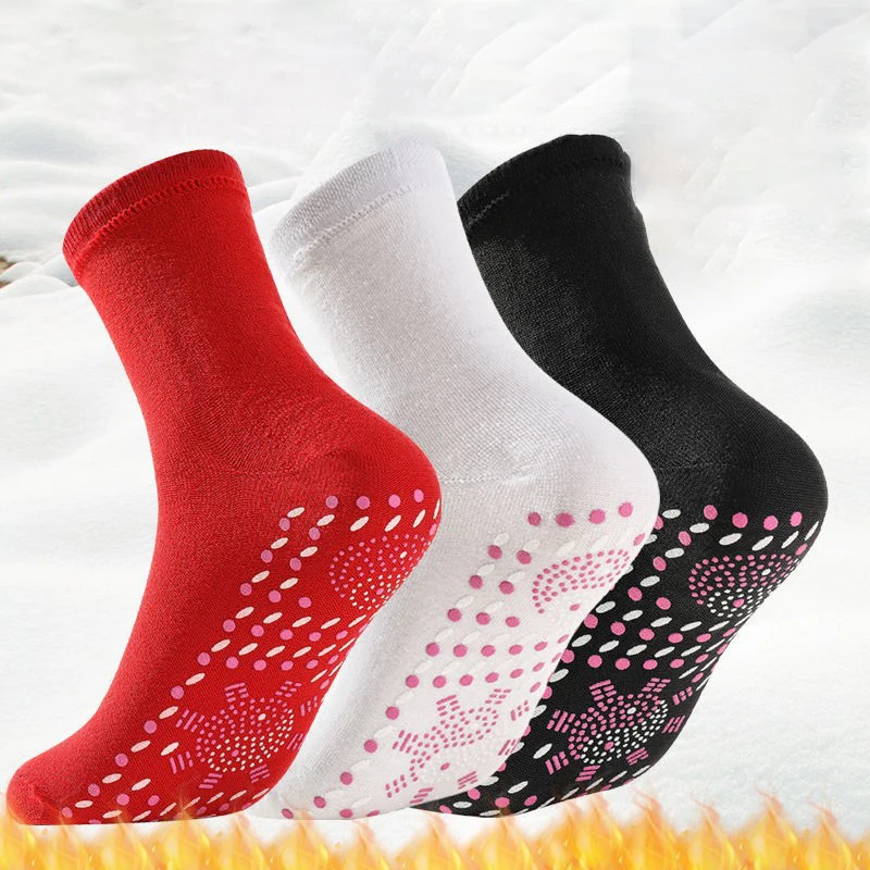 

Anti Skid Floor Socks Trampoline Socks Self-Heating Comfortable Wear Non Slip Sports Socks Foot Massage Movement Pilates Sock