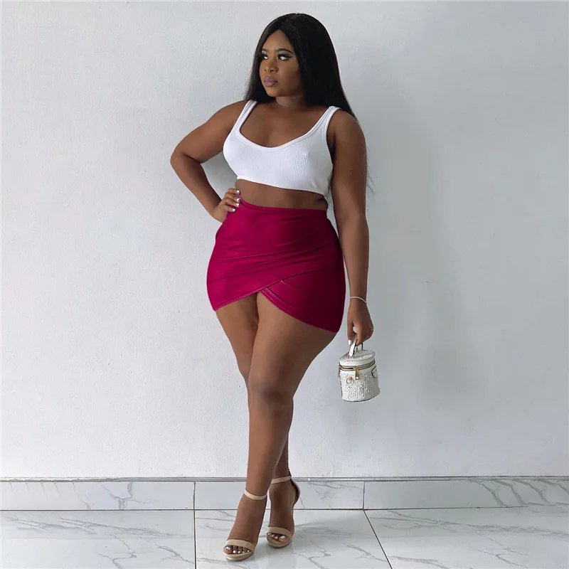 Европейский и американский модный короткий жилет с принтом шорты высокой талией