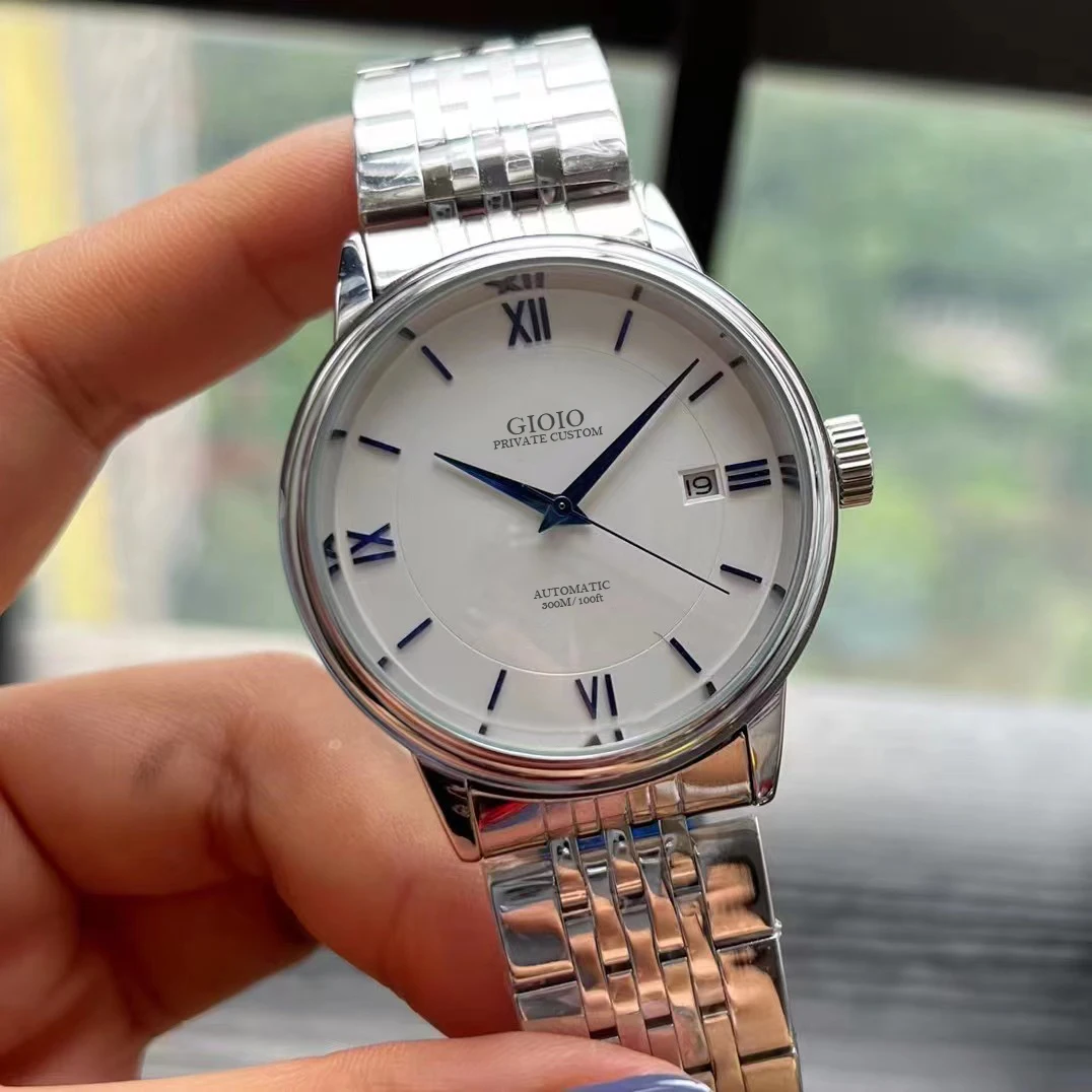 

men Automatic Mechanical watch Black Blue Rome