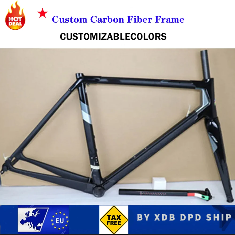 

More 28 color Direct Mount Brakes Black bule T1100 UD Carbon fiber Road c64 frames Bicycle Frameset bb386