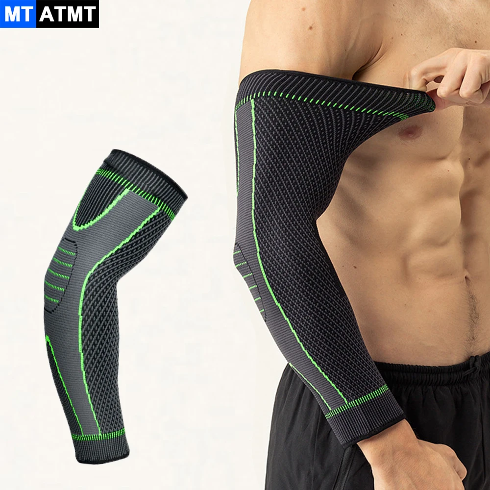 

Elbow Braces Compression Arm Sleeves Men Women Breathable Arm Support for Tendonitis, Tennis Elbow, Weightlifting, Workouts