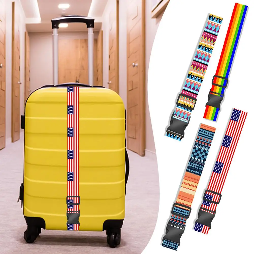 

Дорожный ремень для багажа, регулируемый упаковочный ремень для багажа, противокражный надежный ремень для багажа, упаковочные аксессуары для багажа в комплекте St X5P3