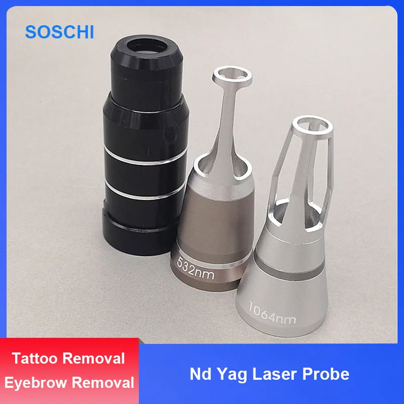 IPL Pico Laser Probe 532/1064/1320nm Q Switched Nd Yag Laser Tips Tattoo Eyebrown Removal Beauty Equipment Accessories