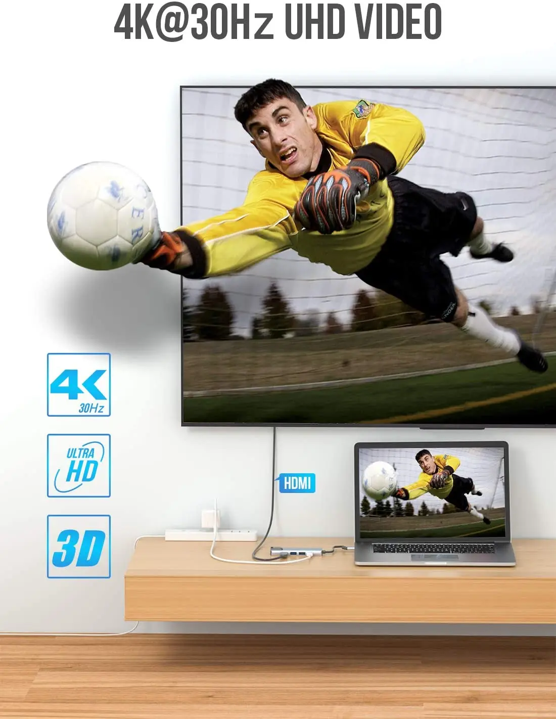 Док-станция USB Type-C на 4K HDMI 5 в 1 |