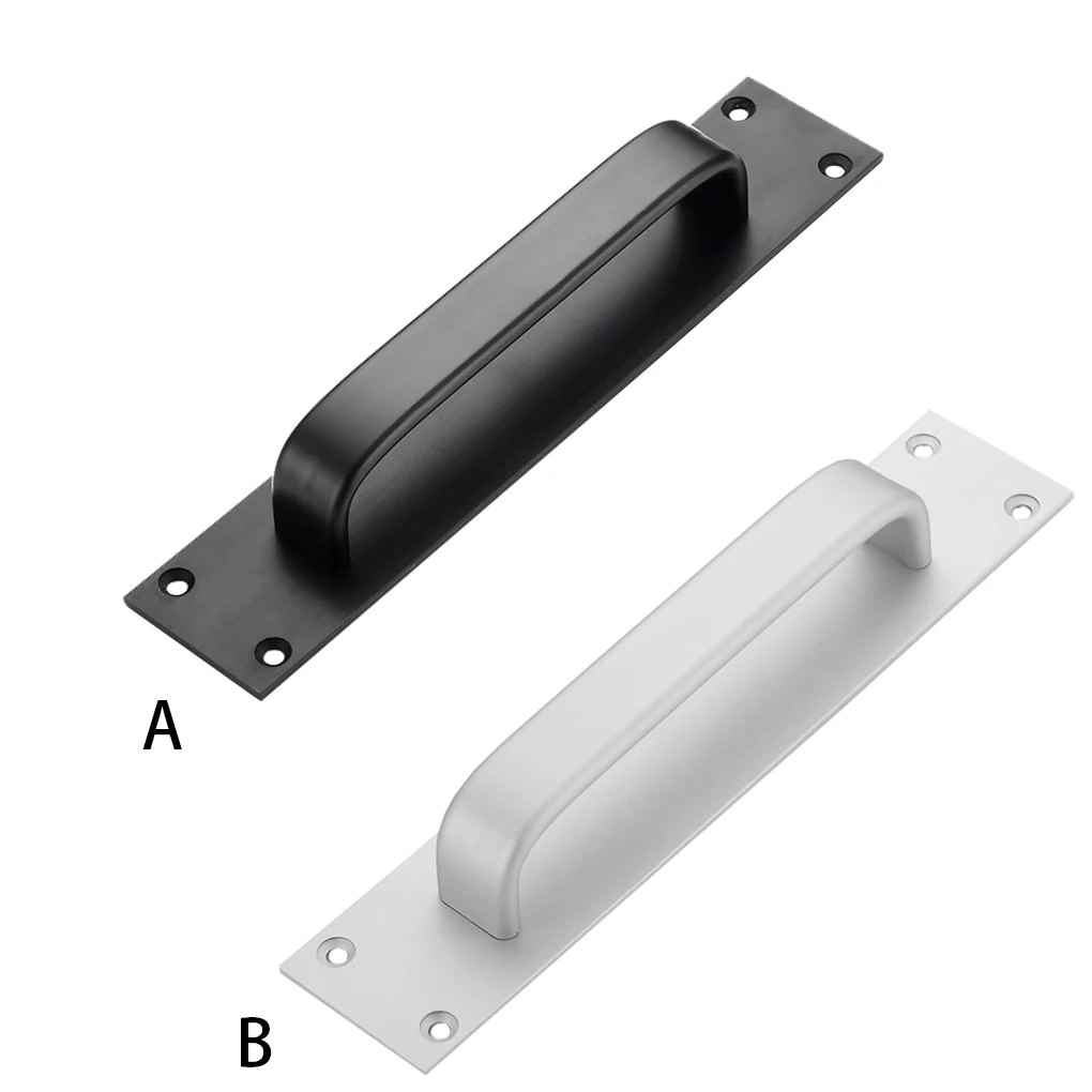 

Cabinet Handle Home Kitchen Bedroom Door Window Drawer Pull Handle Bar Grip Aluminum Alloy, Black