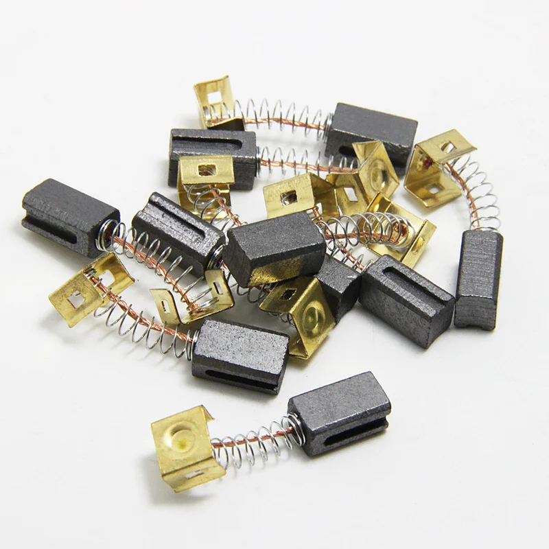 

Щетки карбоновые 6,4x7,9x12,5 мм 596071-00 для электродвигателей Black Decker CD105 CD110 CD115 KG900, 5 пар