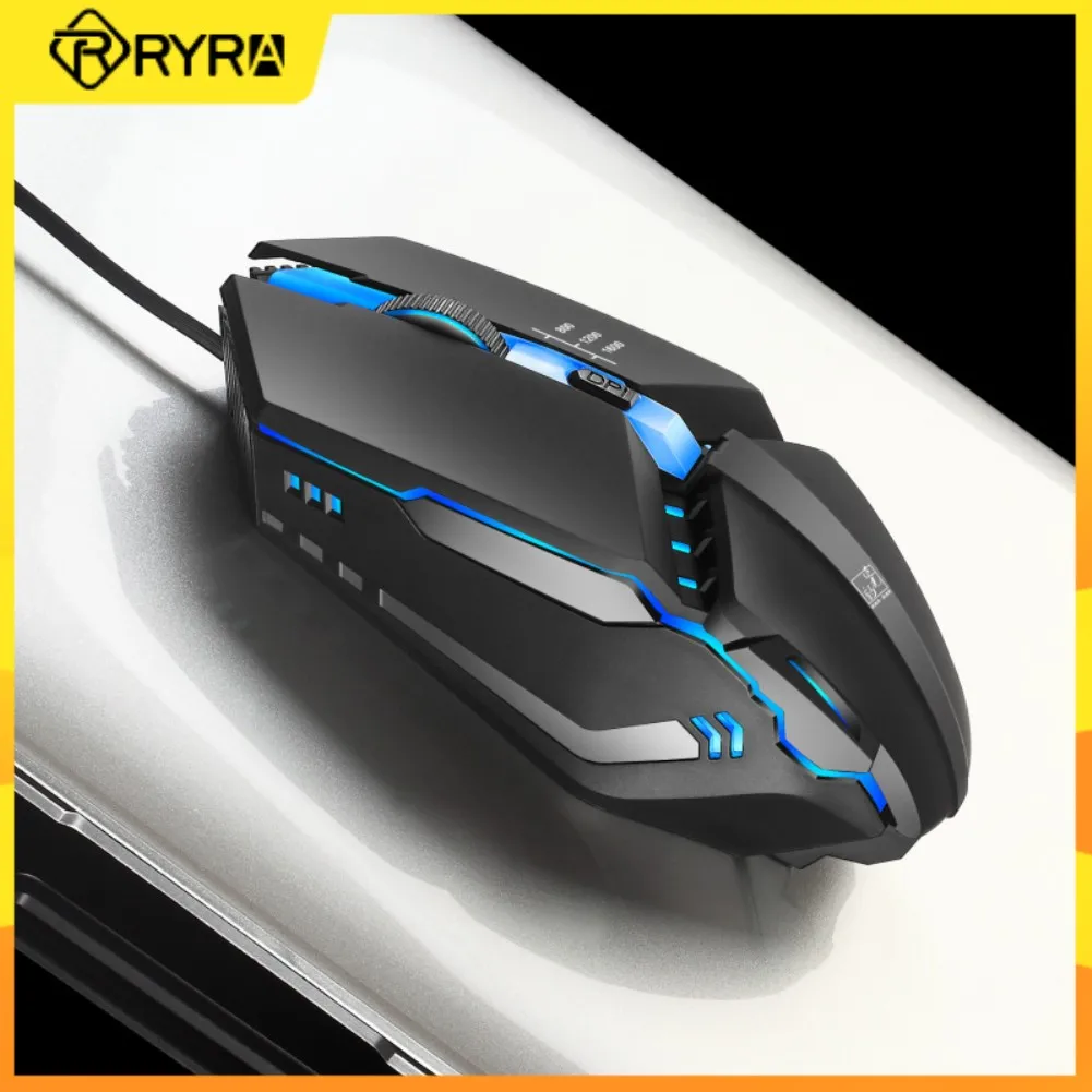 

Эргономичный дизайн, игровая компьютерная мышь RYRA1600 DPI эргономичная игровая мышь для компьютерных игр