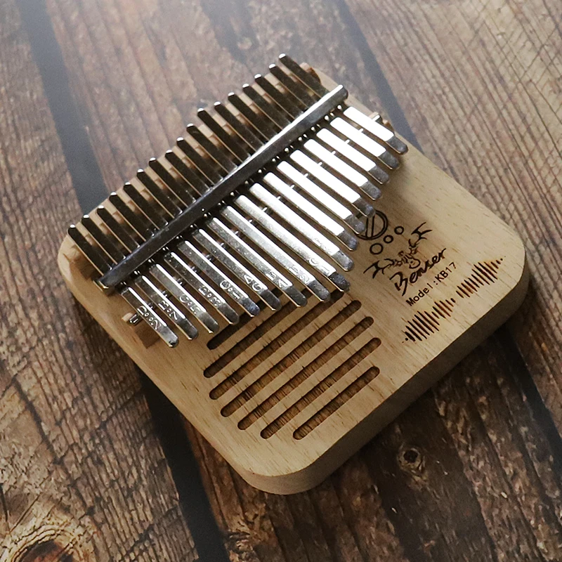 Ретро Pine Wood Kalimba портативное мини-пианино для большого пальца креативное радио